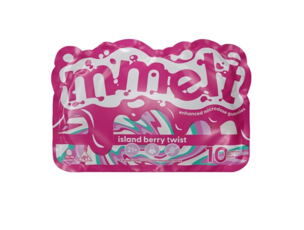 Island Berry Twist – Mmelt Mushroom 10 Ct Gummies