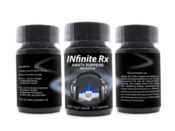 Buy INfinite Rx Party Poppers Macrodosing Mushrooms Capsules