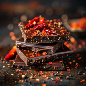 FLIRTING - DARK CHOCOLATE WITH AMAZONIAN RED CHILI PEPPER