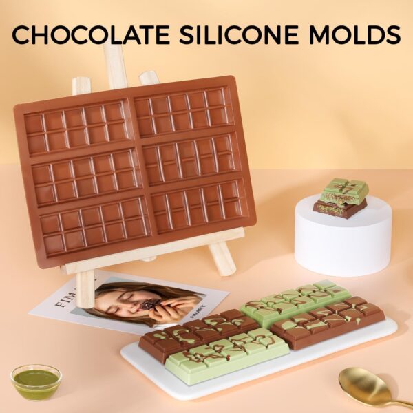 Pistachio Chocolate bar molds